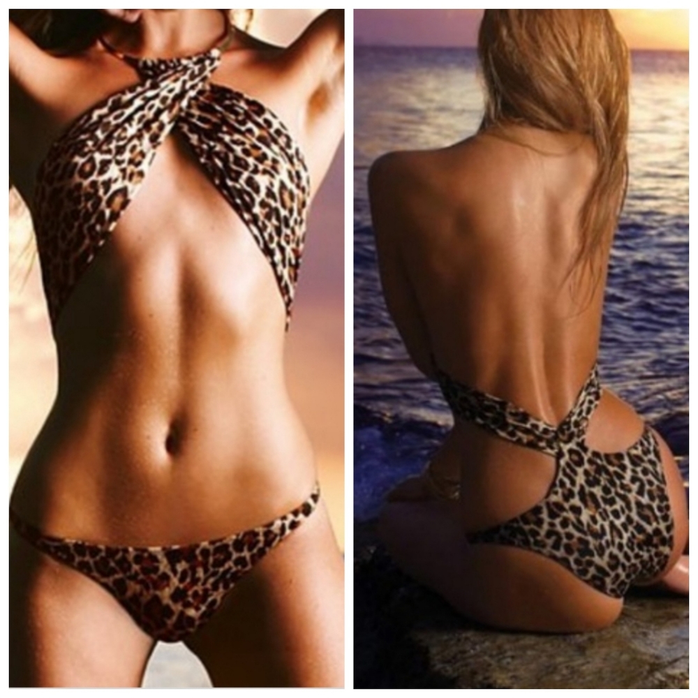 VICTORIA'S SECRET Leopard Cheetah Monokini - S